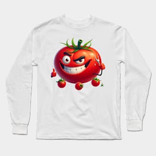 Tomato Illustration Long Sleeve T-Shirt